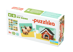 Lean-toys Puzzle "Môj domov" Puzzle Kde žijú zvieratá 13074