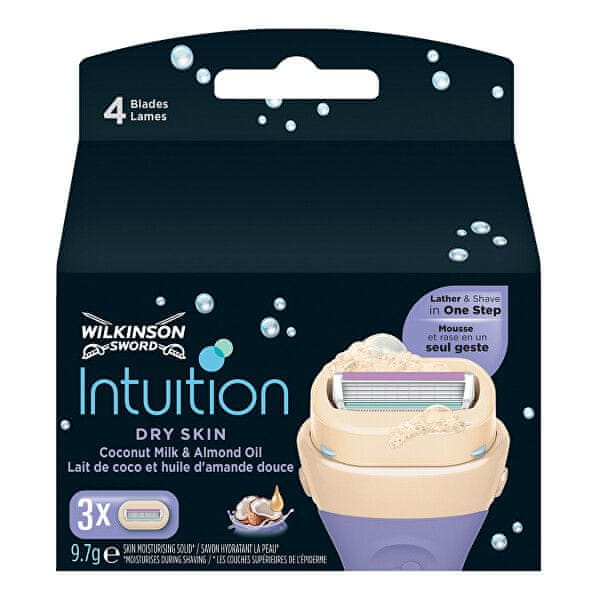 Wilkinson Sword Náhradná hlavica Intuition Dry Skin 3 ks