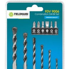 Fieldmann Sada vrtákov s bitmi 12ks FDV 9006 Premium quality 50001374