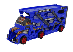 Lean-toys Veľký automobilový transportér Skladacie 3-poschodové nákladné vozidlo so 6 autami