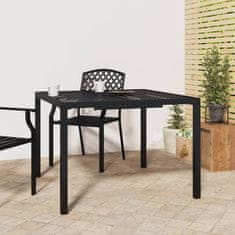 Petromila vidaXL Záhradný stôl antracitový 100x100x72 cm oceľ