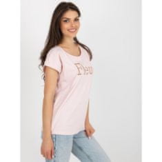 FANCY Dámske tričko s ONE svetlo ružová FA-TS-8515.46_398499 Univerzálne