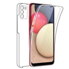 FORCELL Obal / kryt pre Samsung Galaxy A03S transparentný - Forcell 360 Full Cover