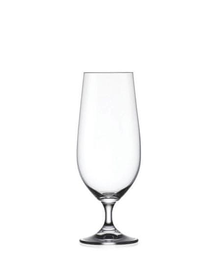 Crystalex Bohemia Crystal poháre na pivo Lara 380ml (set po 6ks)