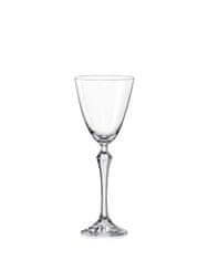 Crystalex Bohemia Crystal poháre na biele víno Elisabeth 190ml (set po 6ks)