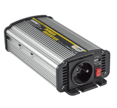 Carspa Menič napätia CAR600U-122 12V/230V+USB 600W, modifikovaná sínusovka