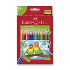 Faber-Castell Faber - Castell Pastelky trojhranné ECO 36 ks + strúhadlo