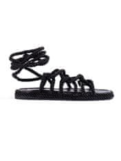 Amiatex Dámske sandále 100477 + Nadkolienky Gatta Calzino Strech, čierne, 38