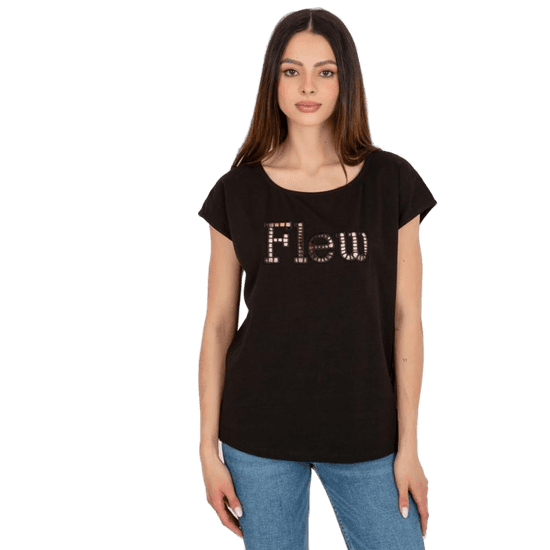 FANCY Dámske tričko s monogramom LINHA čierna FA-TS-8515.46_398512 Univerzalne