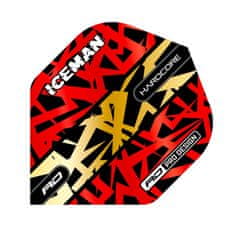 RED DRAGON Letky Gerwyn Price Iceman Hardcore Premium - Red & Gold RF6871