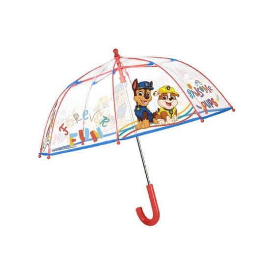 Perletti Chlapčenský dáždnik Paw Patrol transparent