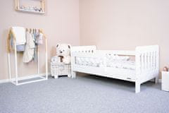 NEW BABY Detská posteľ so zábranou ERIK 140x70 cm biela