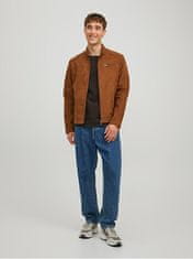 Jack&Jones Pánska bunda JJEROCKY 12147218 Cognac (Veľkosť M)