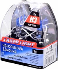 Compass Žiarovka 12V H3 55W Pk22s WHITE LASER 2ks