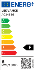 LEDVANCE LED BULKHEAD 6 W 4000 K BK