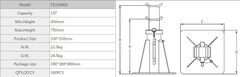 AHProfi Profesionálna staviteľná podpera 15 t (BR150001) - TZ150001