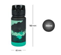 BAAGL Tritanová fľaša na pitie Gradient Drak, 350 ml