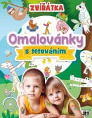 Zvieratká - Omaľovánky s tetovaním