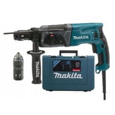 Makita HR2470T kombinované kladivo s výmenným skľučovadlom 2,4J