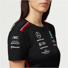 Mercedes-Benz tričko AMG Petronas F1 Driver dámske černo-bielo-červeno-tyrkysové S