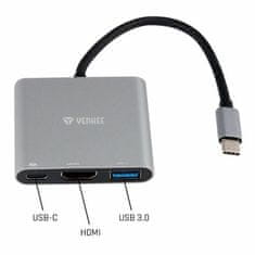 Yenkee USB kábel YTC 031 USB C na HDMI, USB C,A