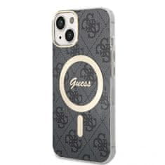 Guess Zadný kryt 4G IML MagSafe kompatibilný pre iPhone 13 black