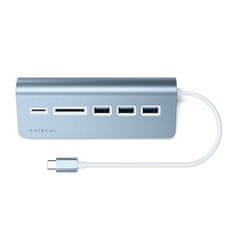 Satechi USB-C Combo Hub For Desktop - iMac Adapter, modrá