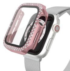 Worryfree Bling Bumper Case Apple Watch 41mm, Pink