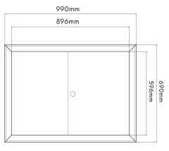 BOBIMARKET revízne dvere s kovovým krytom a zámkom 90x60