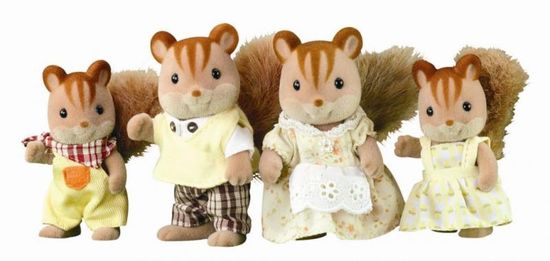 Sylvanian Families 4172 - Rodinka veveričiek 4 figúrky