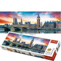 Panoramatické Puzzle: Big Ben a Westminsterský palác, Londýn 500 dílků