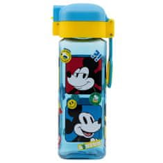 Stor Hranatá plastová fľaša MICKEY MOUSE Lock, 550ml, 74302