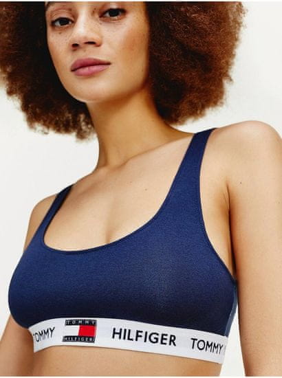 Tommy Hilfiger Tommy Hilfiger modré podprsenka Bralette