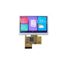 DWIN LCD 4,3" 480x272 rezistívny dotykový panel HMI DMG48270F043_02WTR