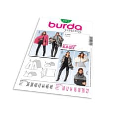 Burda Strih Burda 7313 - Jednoduchý plášť, prehoz