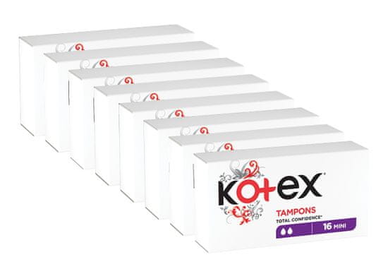 Kotex Tampóny Mini 8 x 16 ks