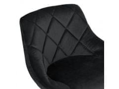 Wellhox Cydro Black Velvet bar hocker