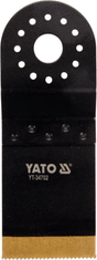 YATO Segmentová čepel pro multifunkci BIM - TIN, 34 mm (dřevo, kov), 12 otvorů