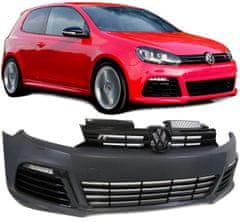 Protec Predný nárazník VW GOLF 6 2008-2012 LOOK R20 SRA+PDC