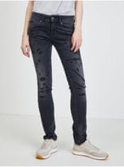 Pepe Jeans Slim fit pre ženy Pepe Jeans - tmavosivá 27/32