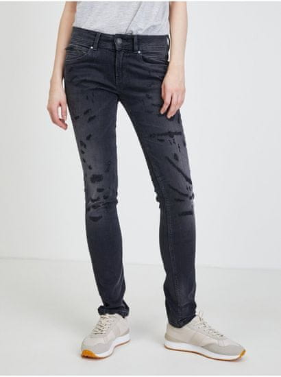 Pepe Jeans Slim fit pre ženy Pepe Jeans - tmavosivá