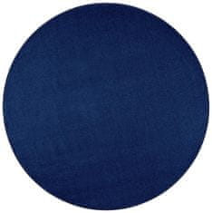 Hanse Home Kusový koberec Nasty 104447 darkblue 133x133 (priemer) kruh