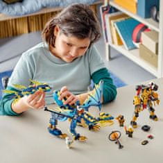 LEGO Ninjago 71796 Živelný drak proti robotovi cisárovnej