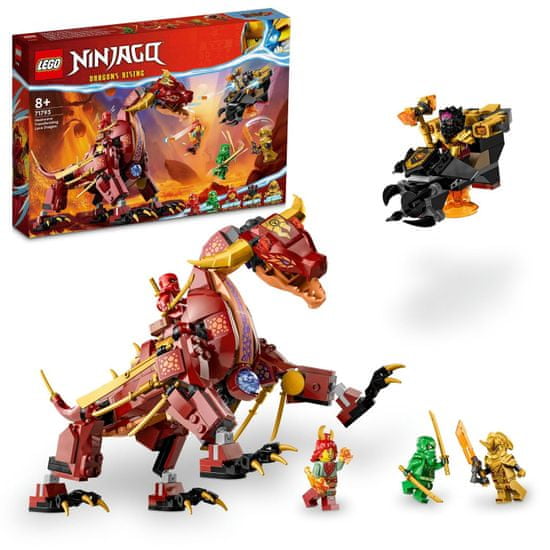 LEGO Ninjago 71793 Heatwave a jeho transformačný lávový drak