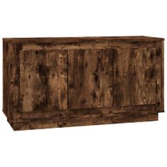 Petromila vidaXL Komoda dymový dub 102x35x55 cm spracované drevo