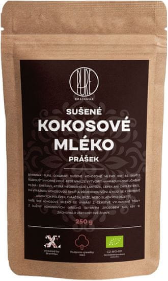 BrainMax Kokosové mlieko BIO prášok, 250 g