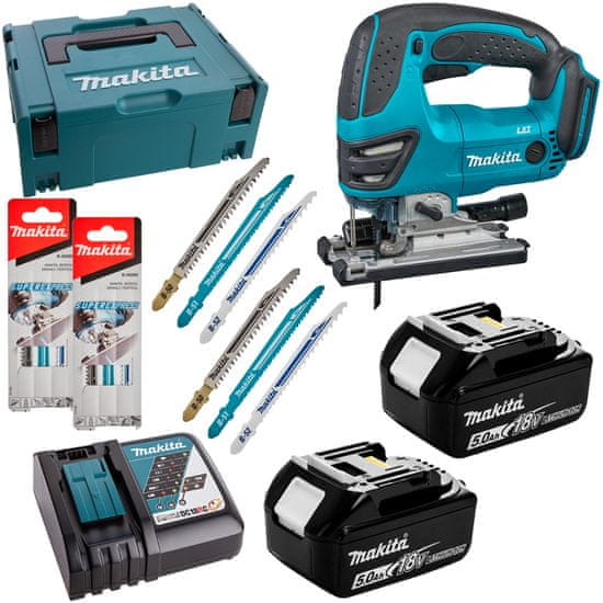 Makita 18V LXT typ T 2x5Ah DJV180RTJ priamočiara píla