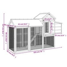 Vidaxl Rozmery: 193 x 65 x 117 cm (D x Š x V)