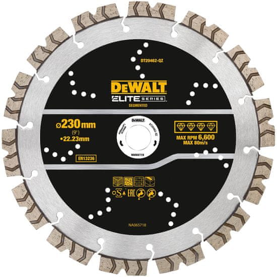 DeWalt Diamantový kotúč na betón 230x22,2 mm DT20462