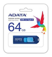 A-Data UC300/64GB/USB 3.2/USB-C/Modrá